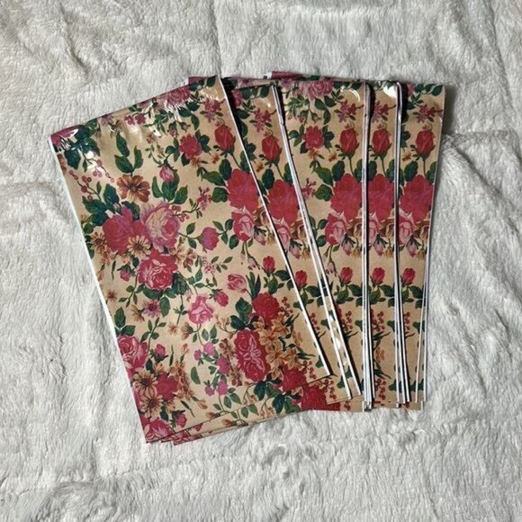 6” x 9” Poly Mailers Vintage Floral Design poly mailers- 40 self sealing mailers - Picture 6 of 11